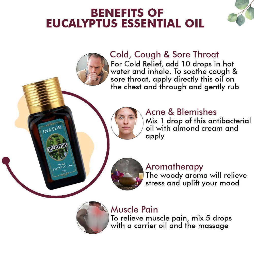 Inatur Eucalyptus Pure Essential Oil