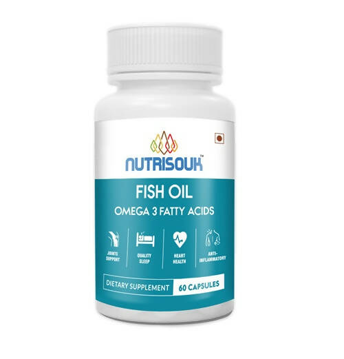 Nutrisouk Fish Oil Omega 3 Fatty Acid Capsules - Distacart