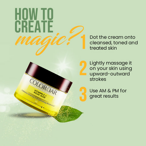 Colorbar Luminous Glowing & Brightening Moisturiser with Vitamin C & Kojic Acid - Distacart