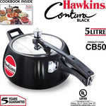 Thumbnail for Hawkins Contura Black 5 L Pressure Cooker (CB50) - Distacart