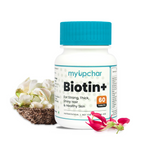 Thumbnail for myUpchar Ayurveda Biotin+ Tablets - Distacart