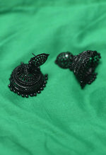 Thumbnail for Mominos Fashion Johar Kamal Latest Design Black Color Jhumkas - Distacart