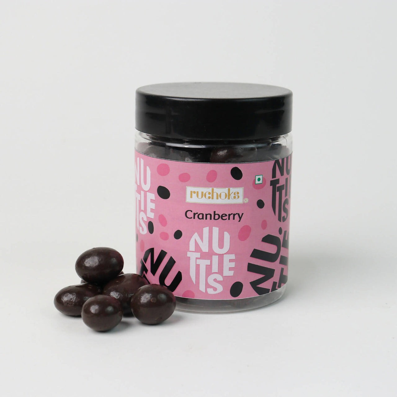 Dibha Ruchoks - Cranberry Dragees Chocolate Coated - Distacart