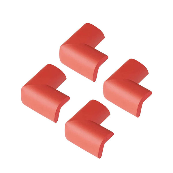 Safe-O-Kid Set of 8 Corner L Shaped Corner Guards for Kids safety- Red-Small - Distacart