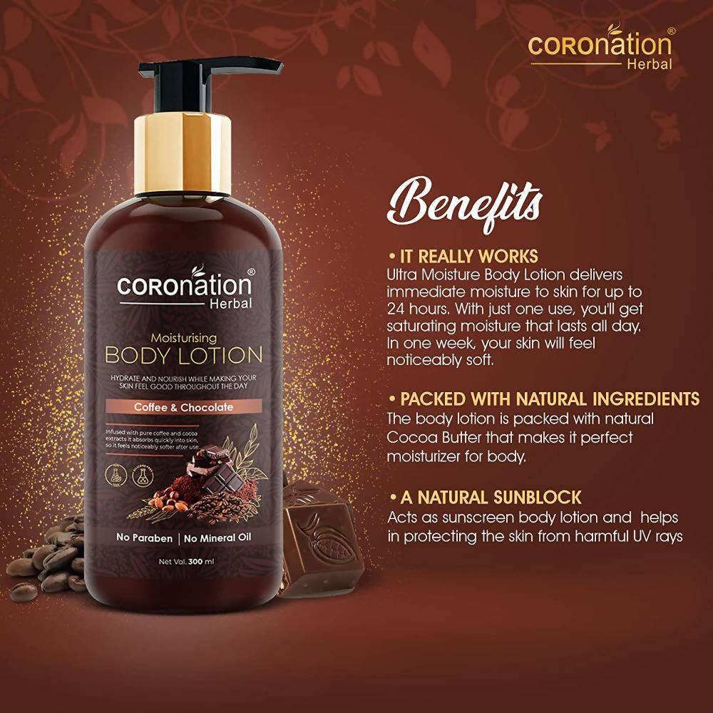 Coronation Herbal Coffee & Chocolate Moisturising Body Lotion - Distacart