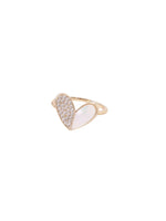 Thumbnail for NVR Women's Gold-Plated Stylish Ring With Ad Stones - Distacart