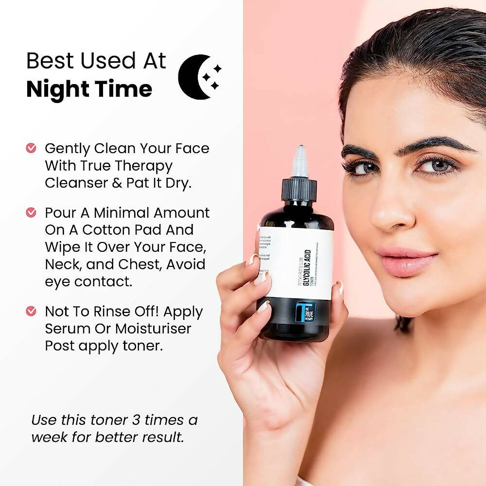 The True Therapy Retexturize & Glow Glycolic Acid Toner - Distacart