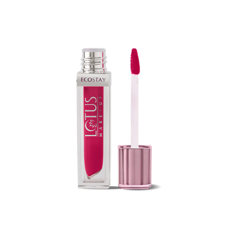 Lotus Herbals Make-Up Ecostay Matte Lip Lacquer - Fuchsia Girl - Distacart