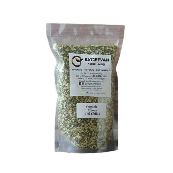 Satjeevan Organic Moong Dal Chilka - Distacart