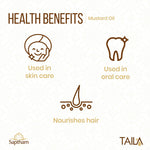 Thumbnail for Saptham Taila 100% Wood Pressed Mustard Oil - Distacart