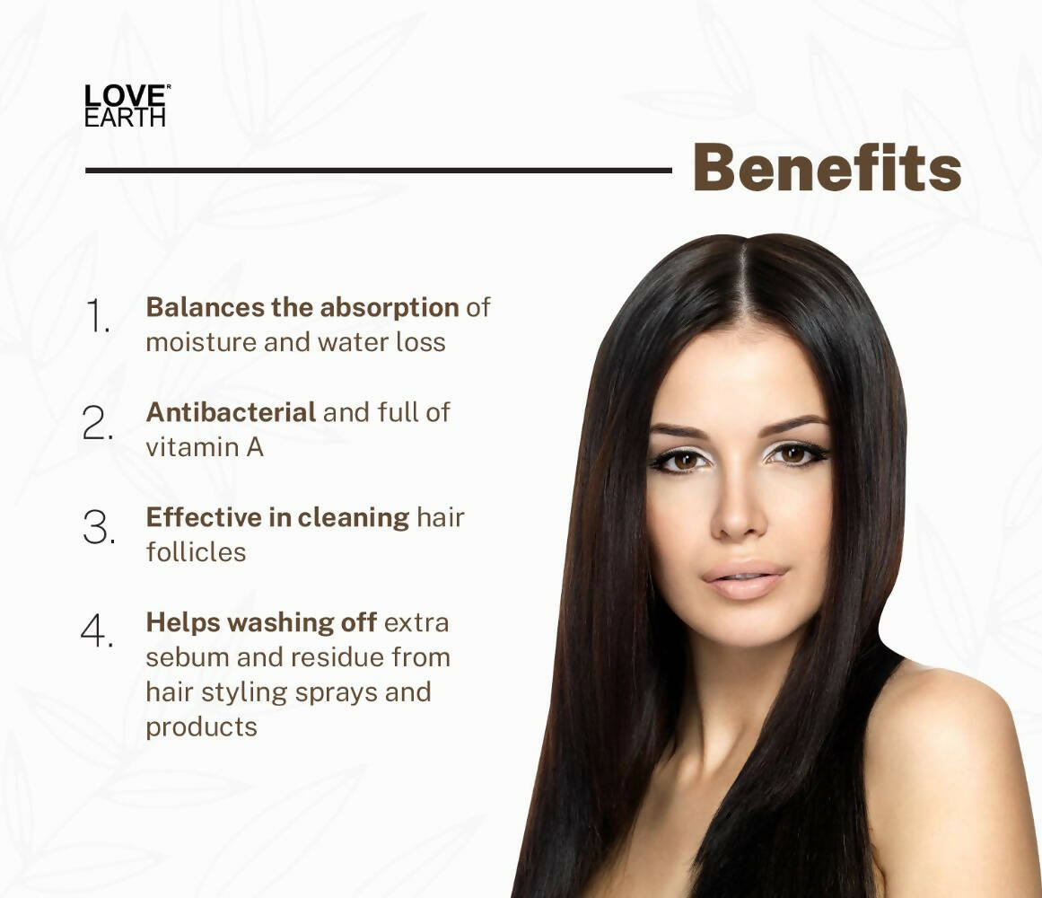 Love Earth Hair Cleanser with Organic Aloe Vera - Distacart
