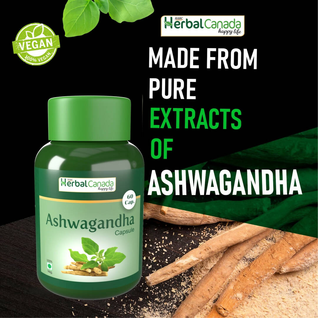 Herbal Canada Ashwagandha Capsules - Distacart