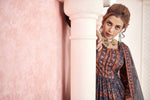 Thumbnail for Everywhere Designer Navy Blue Dola Silk Gown With Dupatta - Anbazaar - Distacart