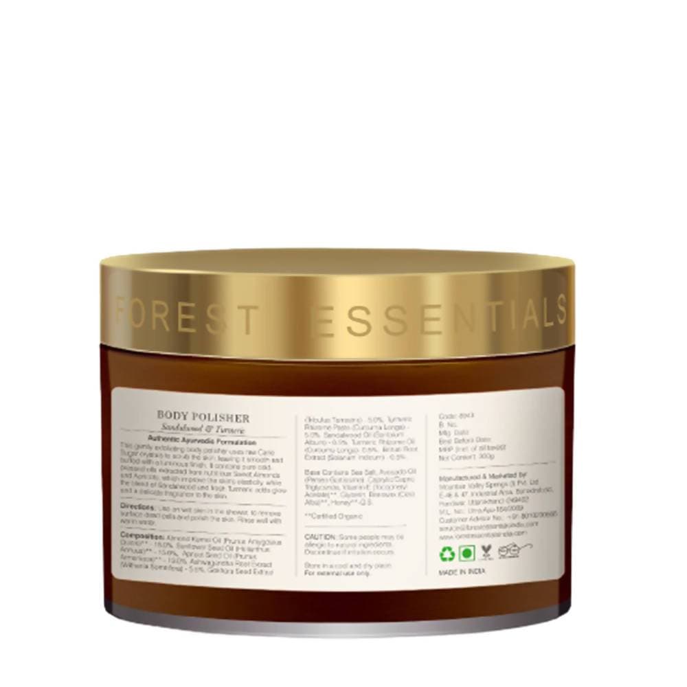 Forest Essentials Body Polisher Sandalwood & Turmeric - Distacart