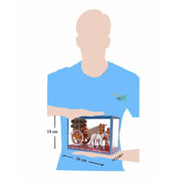 Thumbnail for Kondapalli Bullock Cart With Frame (Big size) - Distacart