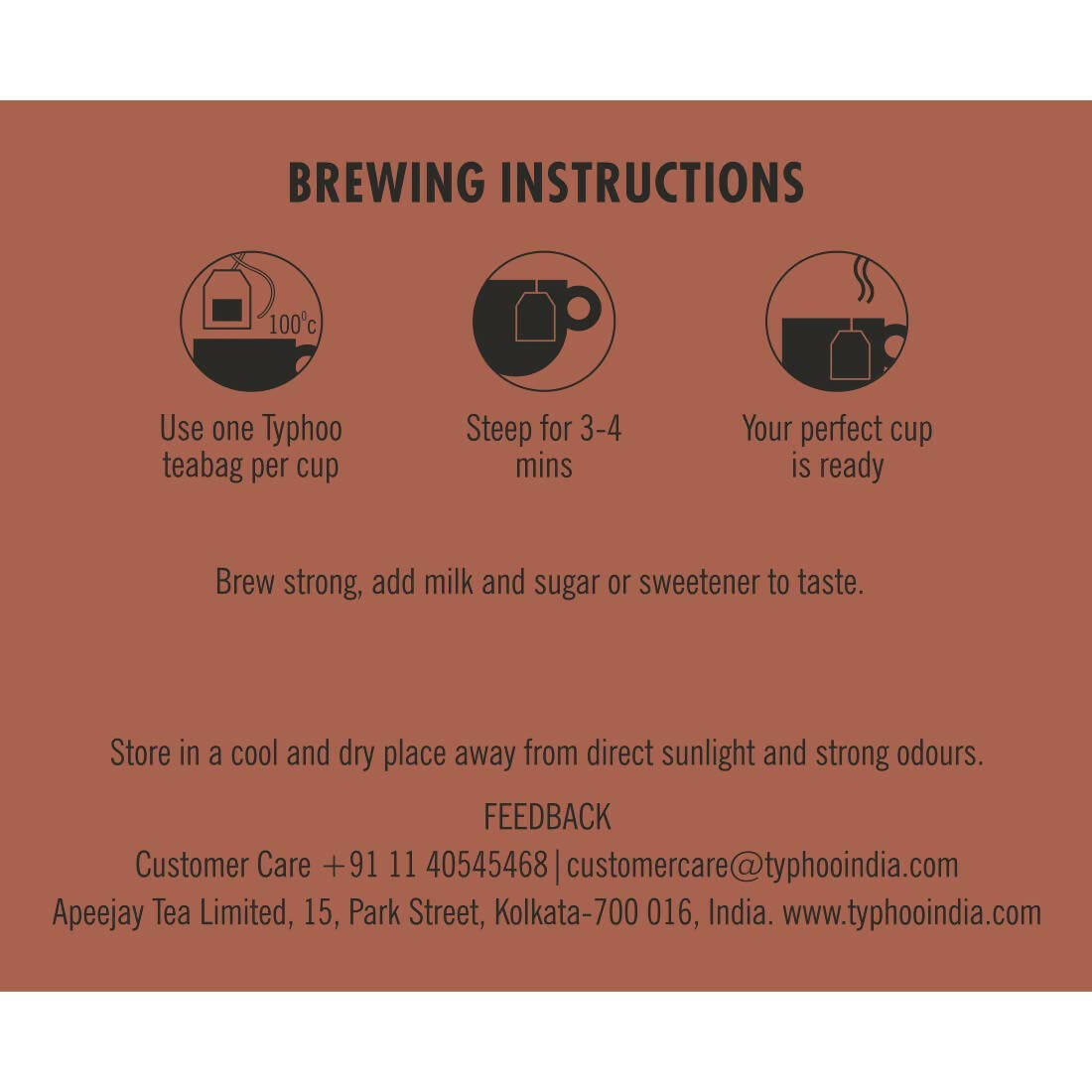 Typhoo Stimulating Adrak Chai Tea Bags - Distacart