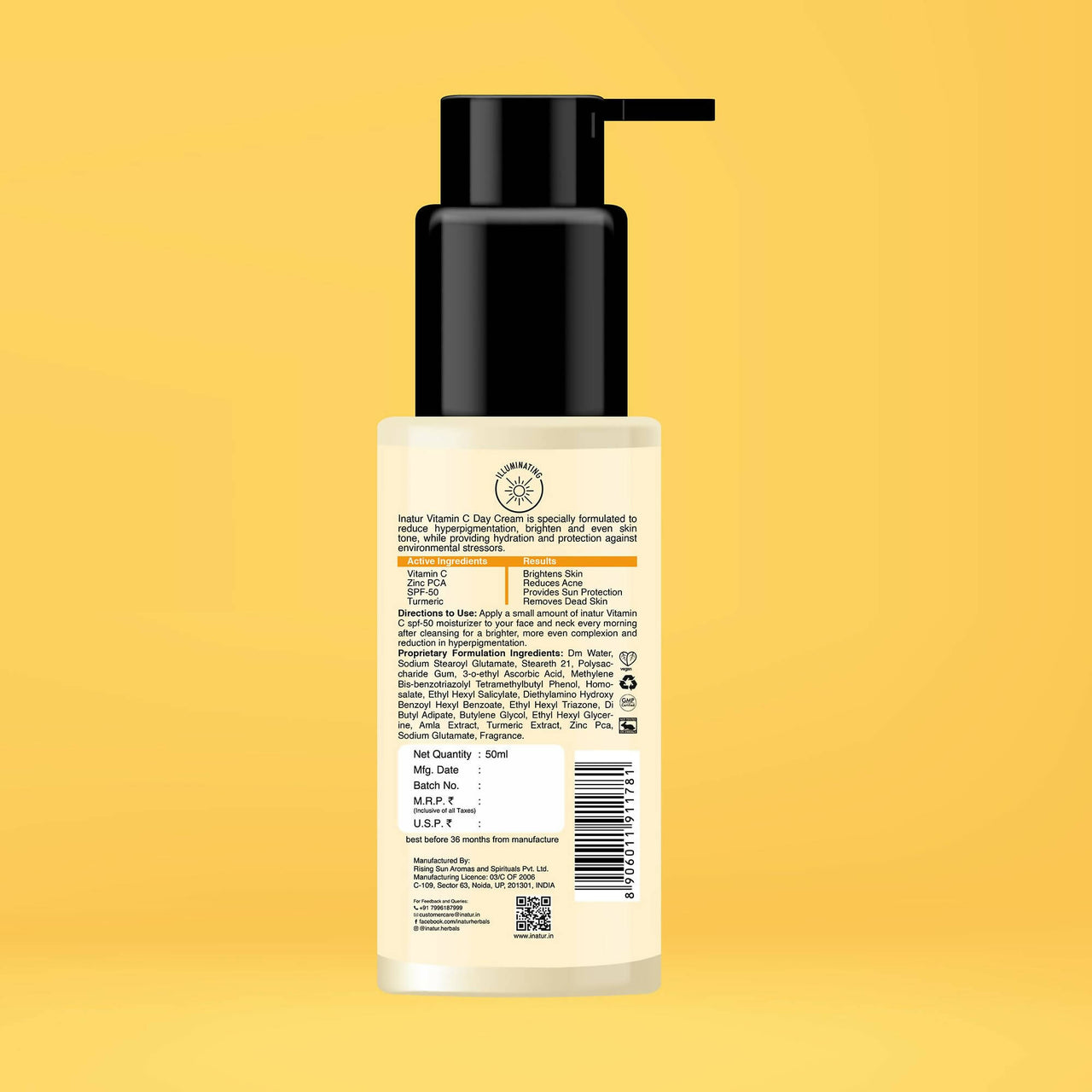 Inatur Vitamin C Sunscreen SPF-50 - Distacart
