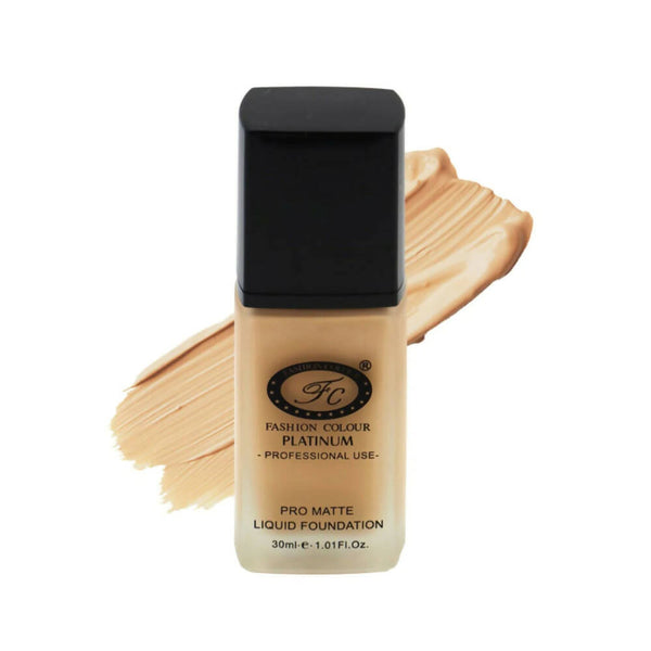 Fashion Colour Pro Matte Liquid Foundation-Sand (Banana Shade) - Distacart