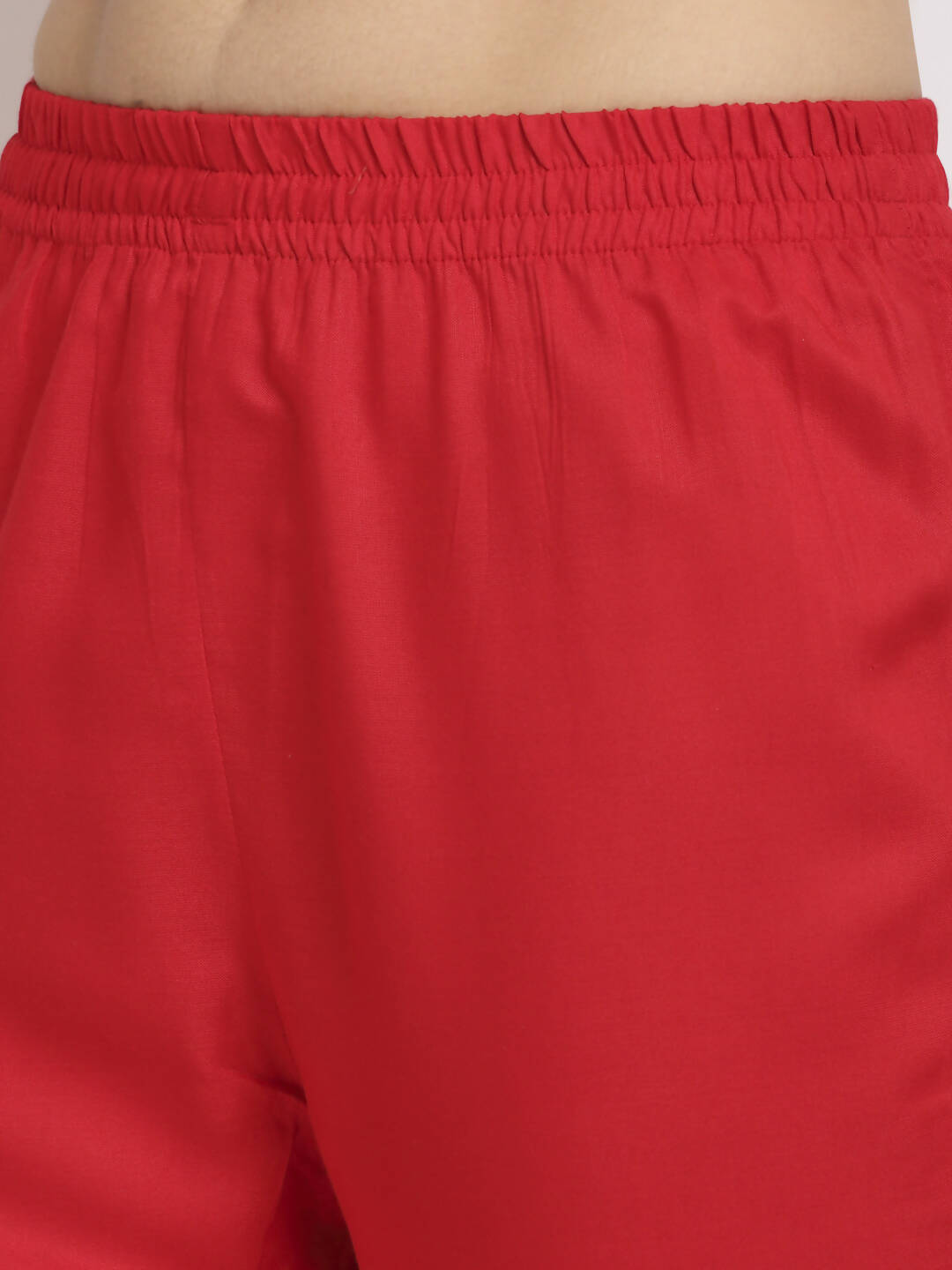 Rudra Bazaar Angrakha Red Kurti Set With Dupatta - Distacart