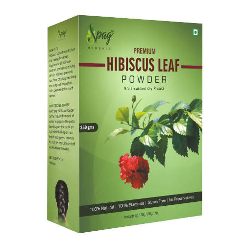 Spag Herbals Premium Hibiscus Leaf Powder - Distacart