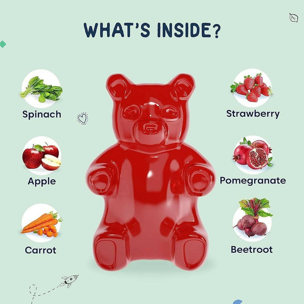 Little Joys Multivitamin Gummies for Kids (7-12 yrs)-No Sugar Added|Strawberry Flavor - Distacart