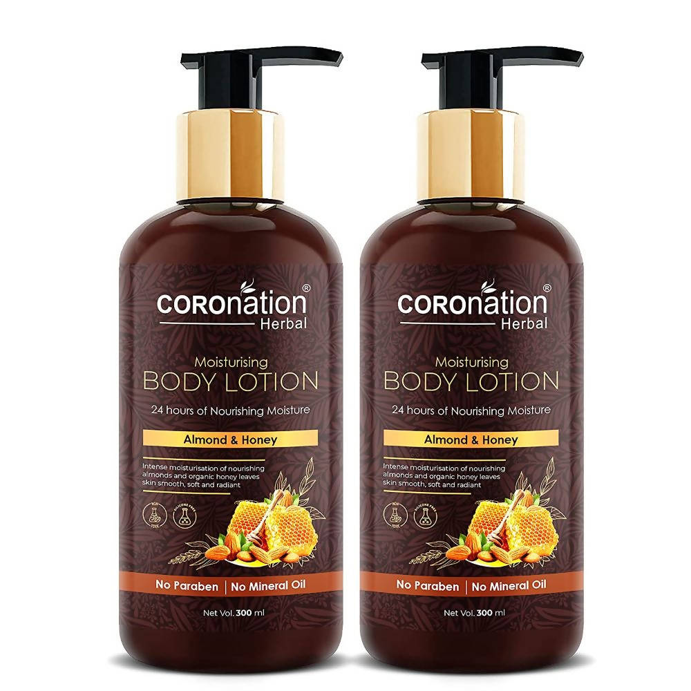 Coronation Herbal Almond & Honey Moisturising Body Lotion - Distacart