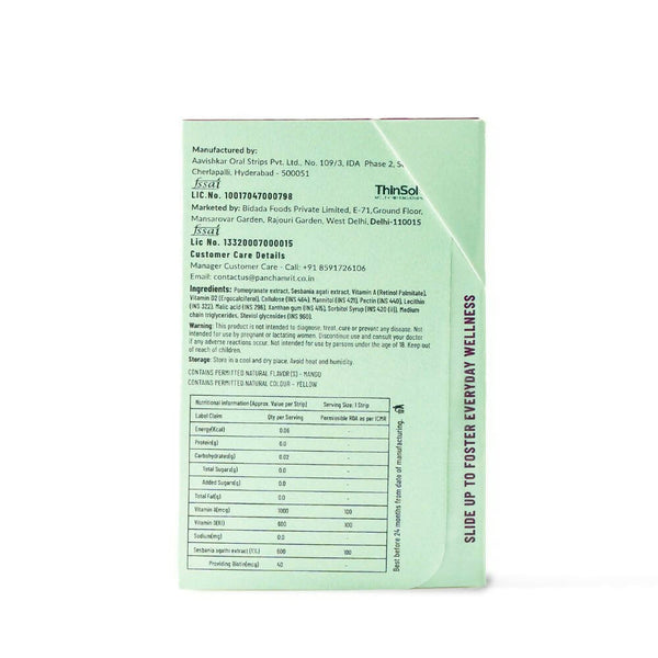 Panchamrit Melting Strips for Hair-Mango Flavor - Distacart