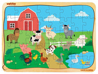 Thumbnail for Webby Farm House Wooden Jigsaw Puzzle- 40 Pcs - Distacart