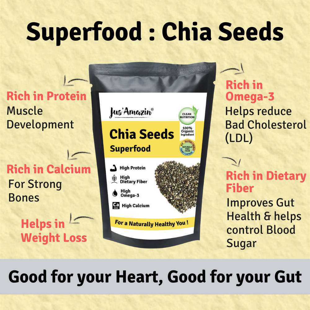 Jus Amazin Chia Seeds Superfood - Distacart