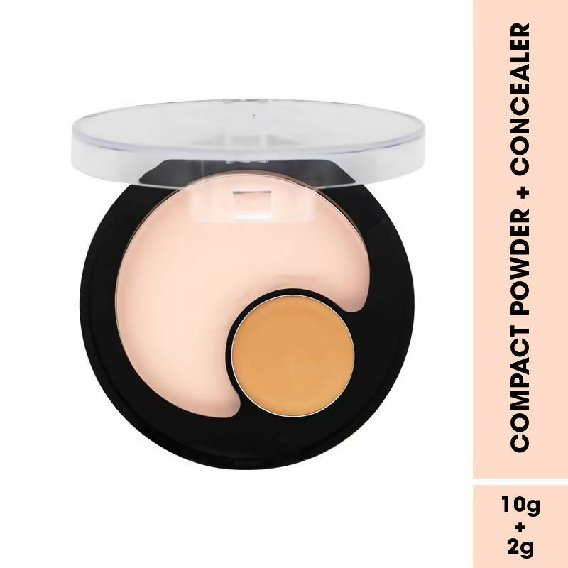 Fashion Colour 2 In 1 Compact Powder and Concealer-Shade 03 (All Skin Tone) - Distacart