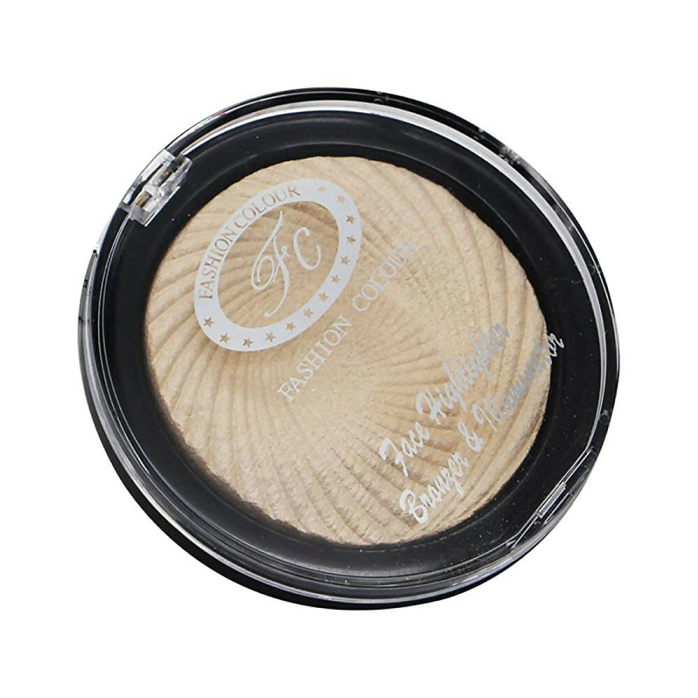 Fashion Colour Face Highlighter Bronzer & Illuminator-Shade 03 (All Skin Tone) - Distacart