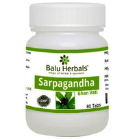 Thumbnail for Balu Herbals Sarpagandha Ghan Vati Tablets - Distacart