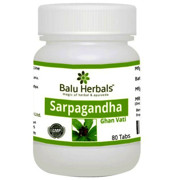 Balu Herbals Sarpagandha Ghan Vati Tablets - Distacart
