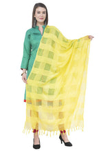 Thumbnail for Mominos Fashion Moeza Lemon Yellow Window Cotton Dupatta - Distacart