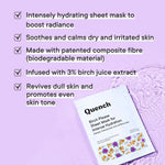 Thumbnail for Quench Botanics Birch Please Sheet Mask for Intense Hydration - Distacart
