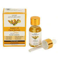 Thumbnail for Sage Apothecary Argan Oil Face Serum With 24k Gold Leaves