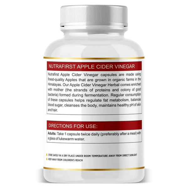 Nutrafirst Apple Cider Vinegar Capsules - Distacart