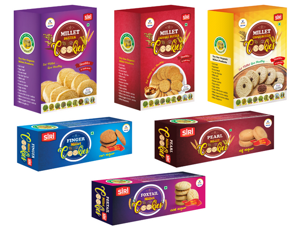 Siri Millets Cookies Combo Pack - Distacart