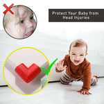 Thumbnail for Safe-O-Kid L Shaped Medium Nbr Corner Cushions Red For Kids Protection - Distacart