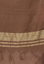 Thumbnail for Mominos Fashion Moeza Slub Cotton Brown Dupatta