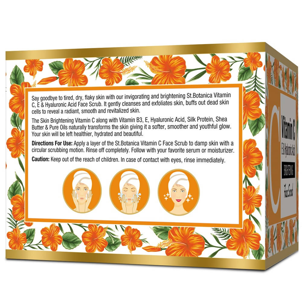 St.Botanica Vitamin C, E & Hyaluronic Acid Brightening Face Scrub