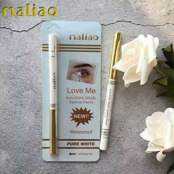 Maliao 24Hrs Stay Love Me Waterproof Smudgeproof White Kajal - Distacart