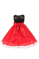 Thumbnail for Asmaani Baby Girl's Multi-Color Satin A-Line Frock (AS-DRESS_22136) - Distacart