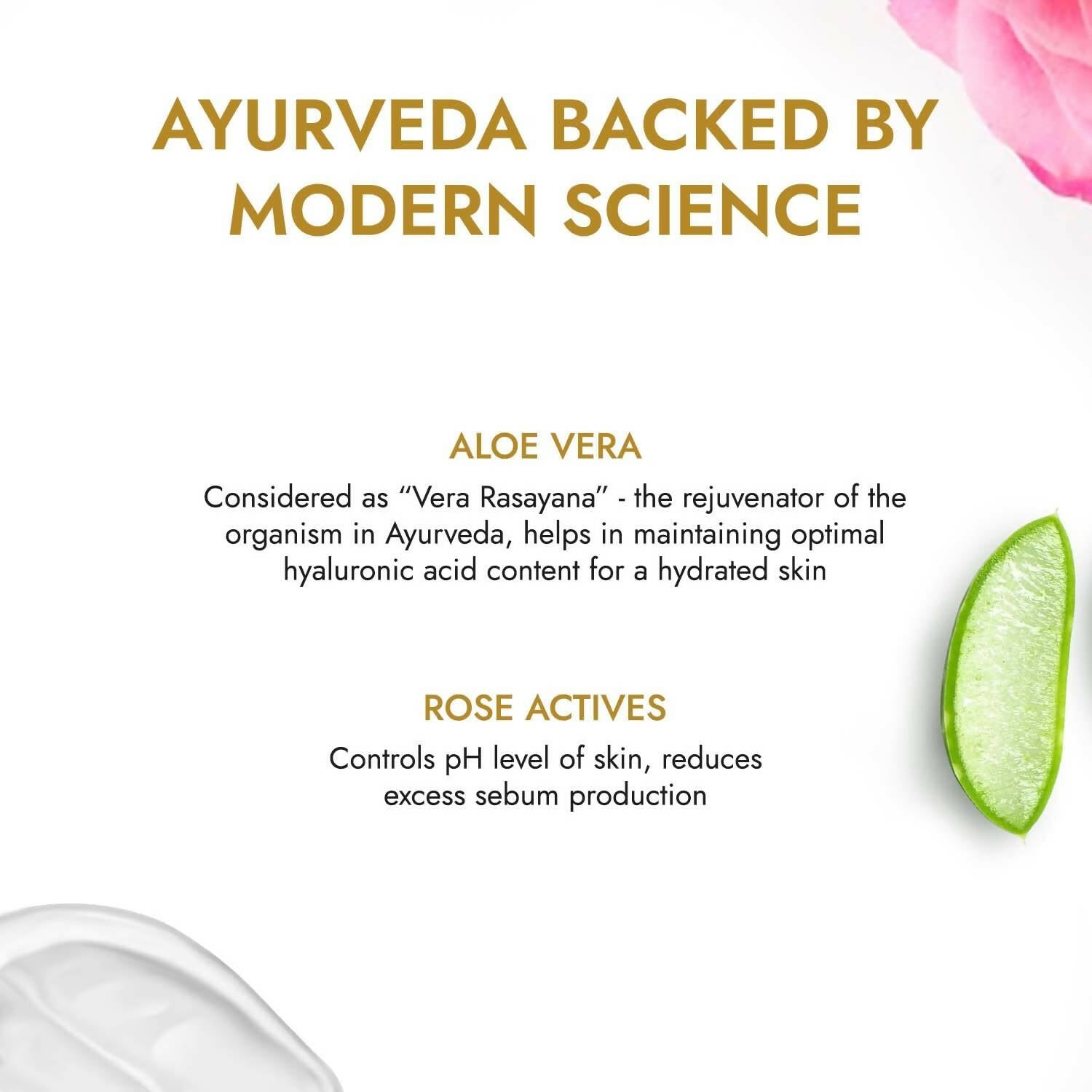 Kapiva Ayurveda Skin Rituals Aloe Rose Gel - Distacart