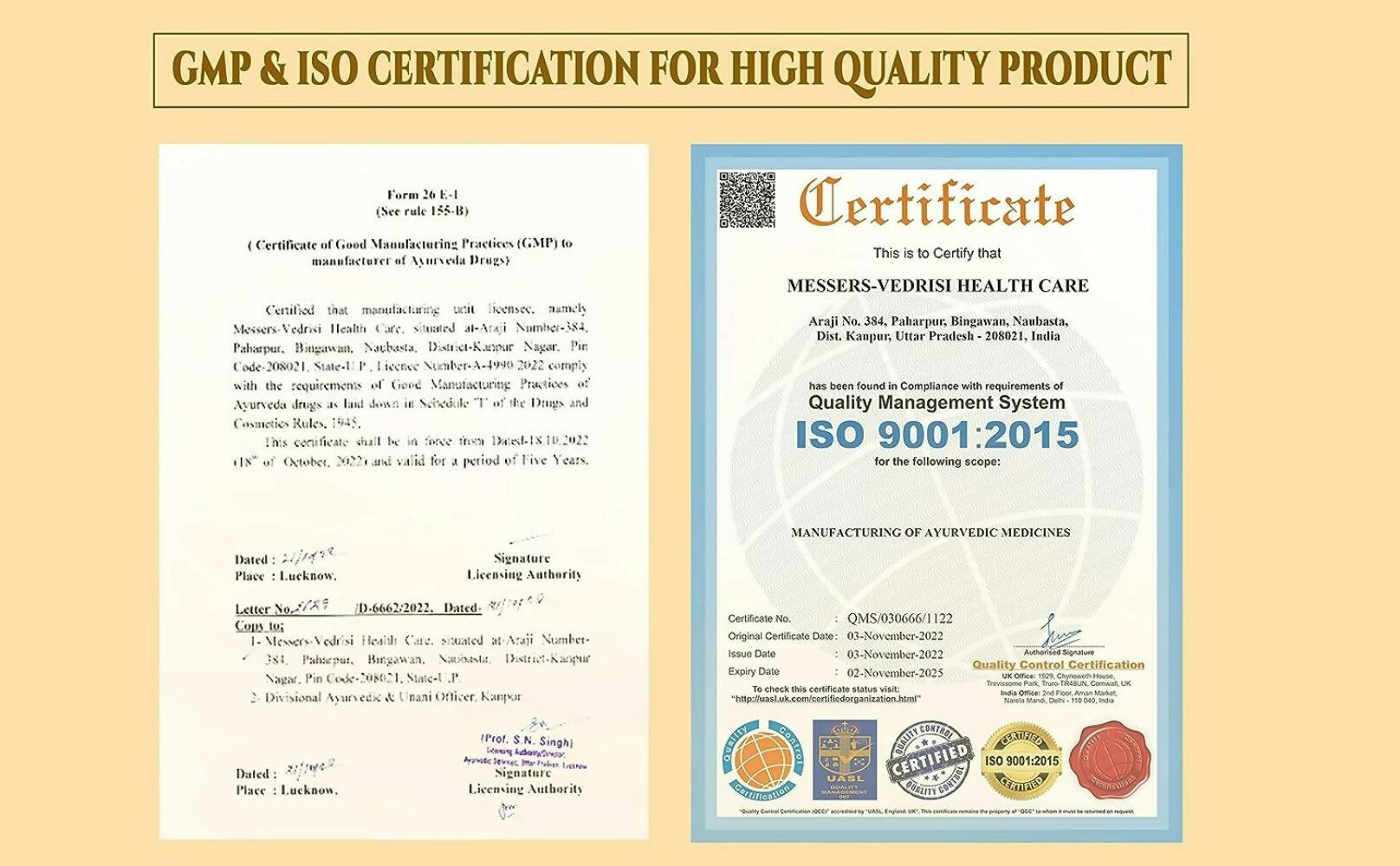 Trivang by Vedrisi Pure Original Himalayan Sj/ Sj Resin - Distacart