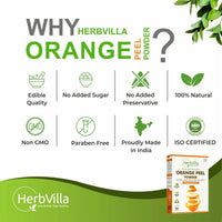 Thumbnail for Herbvilla Orange Peel Powder - Distacart