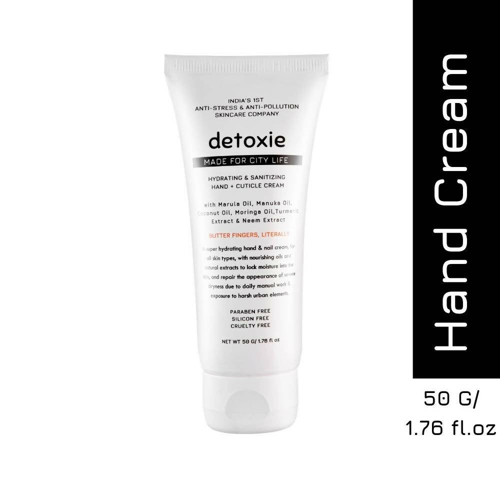 Detoxie Hydrating & Sanitizing Hand & Cuticle Cream - Distacart