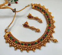 Thumbnail for Multicolor Kemp Designer Necklace Set - Distacart