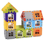 Thumbnail for Kipa Multi Colored 120 Pieces Mega Jumbo Happy Home House Building Block with Attractive Windows and Smooth Rounded Edges Blocks Game Fun - Distacart