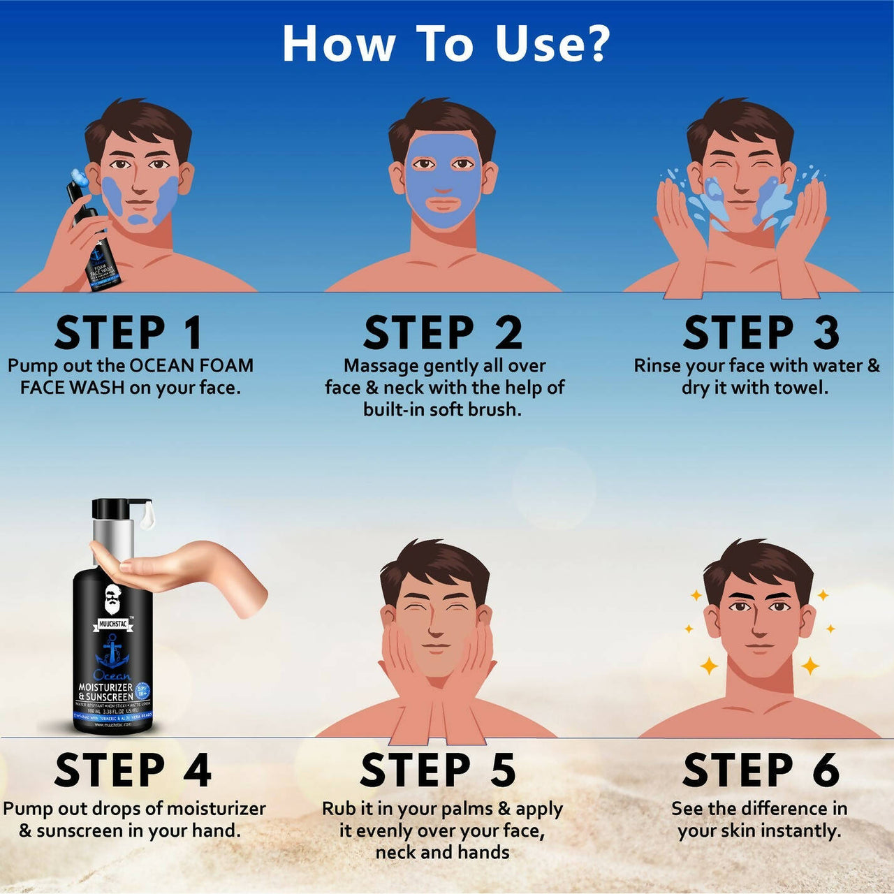 Muuchstac Ocean Moisturizer & Sunscreen For Men - Distacart
